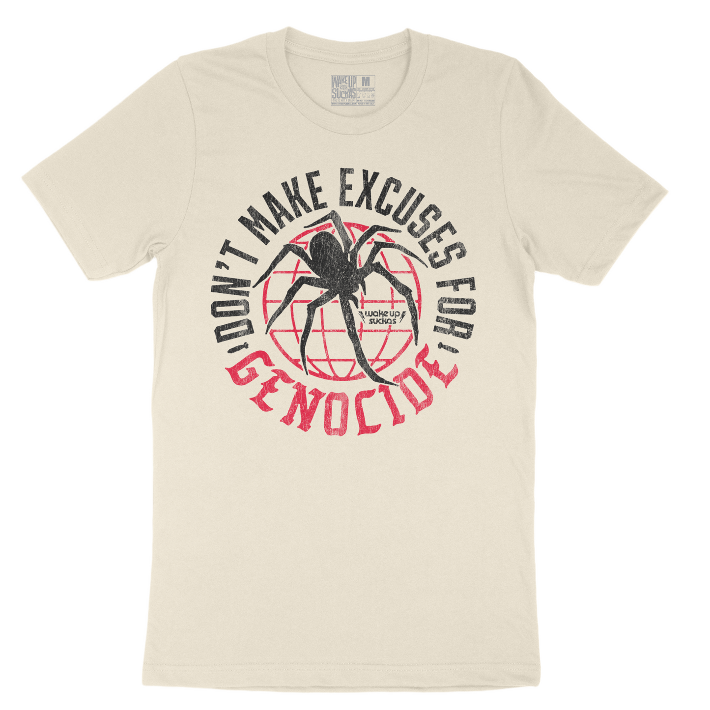 Don’t Make Excuses For Genocide Spider
