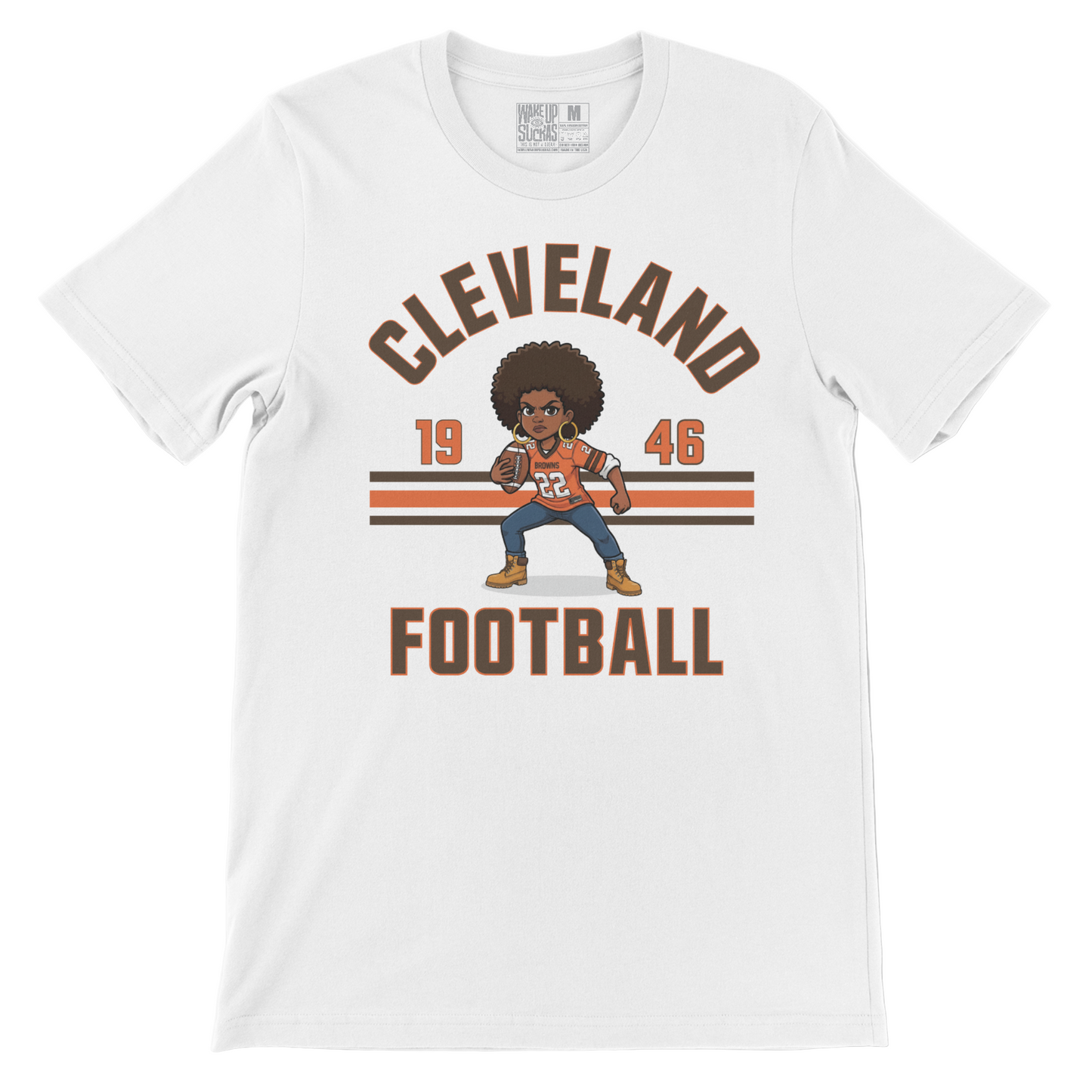 Cleveland Football Girl T-shirt