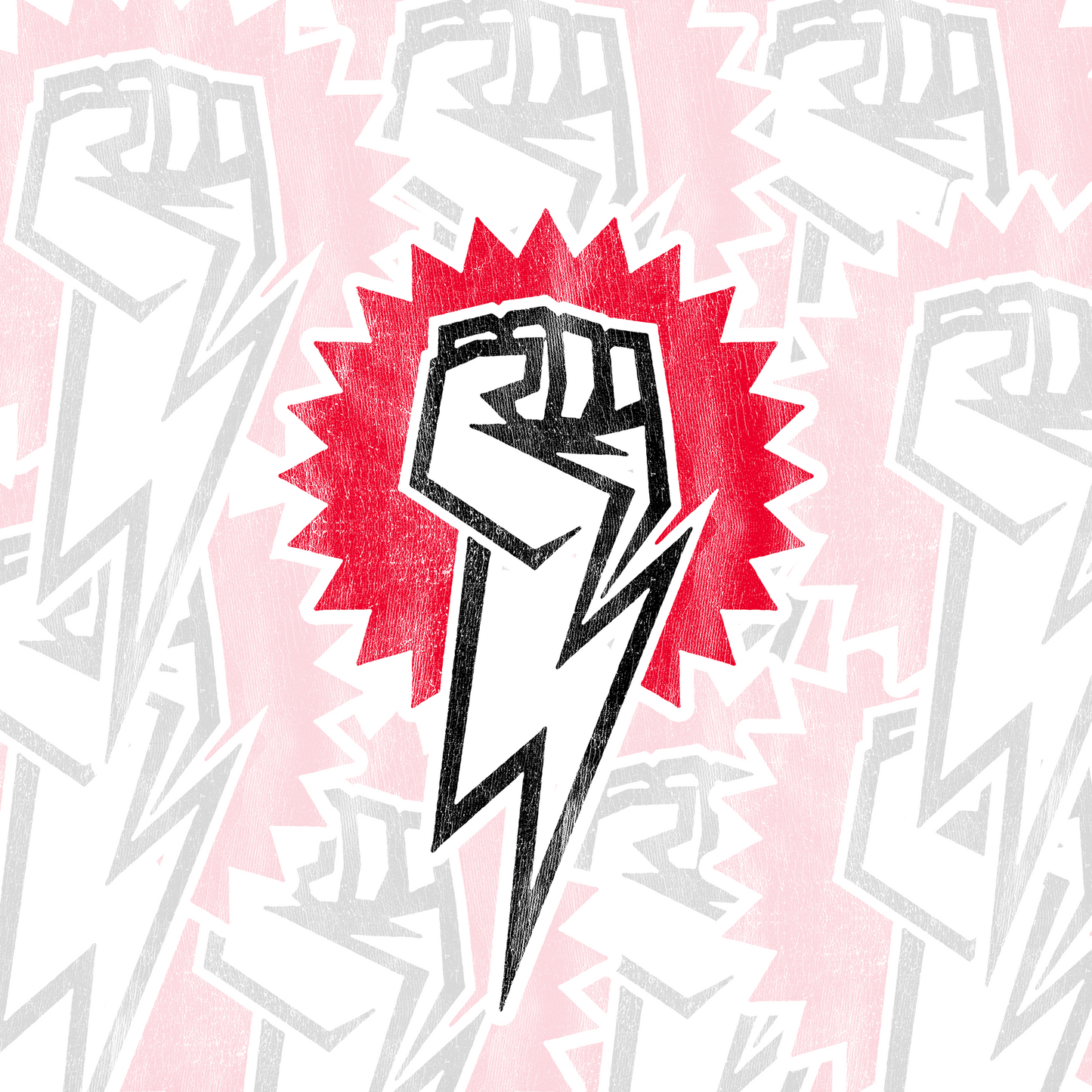 Power Fist Glow In the Dark Sticker