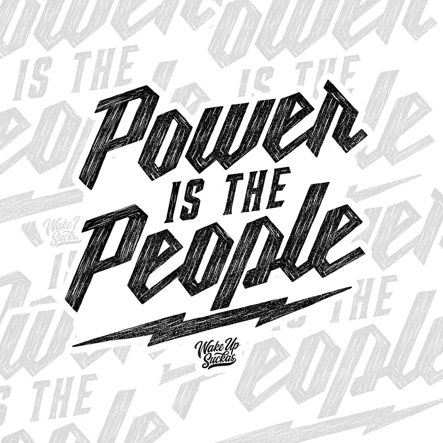 Power Is The People Sticker