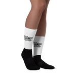 W.U.S. MELLO Black Foot Sublimated Socks