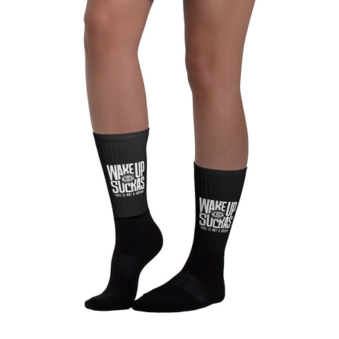 W.U.S. Black Foot Sublimated Socks