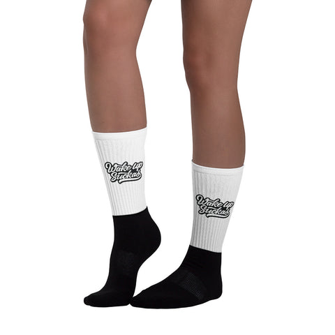 W.U.S. MELLO Black Foot Sublimated Socks