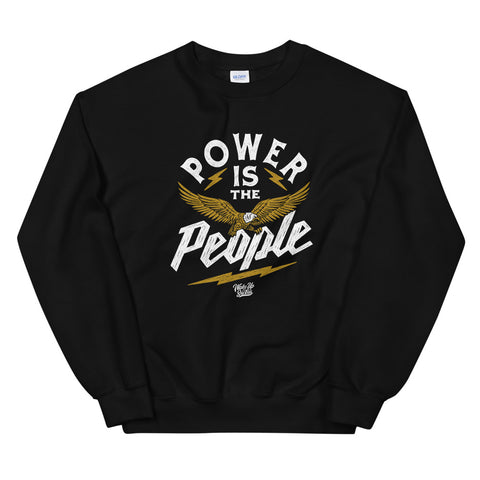 POWER IS THE PEOPLE EAGLE CREWNECK