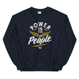POWER IS THE PEOPLE EAGLE CREWNECK