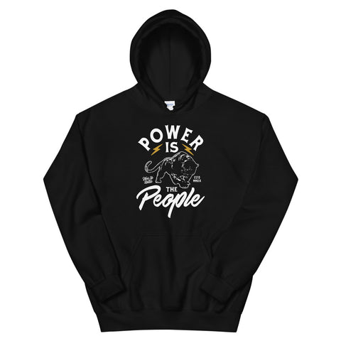 POWER IS THE PEOPLE PANTHER HOODIE