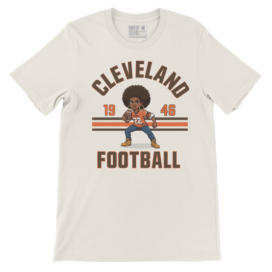 Cleveland Football Girl T-shirt