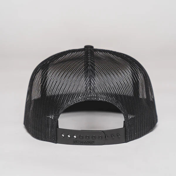 Wake Up Suckas Electric Foamie Trucker Hat Black