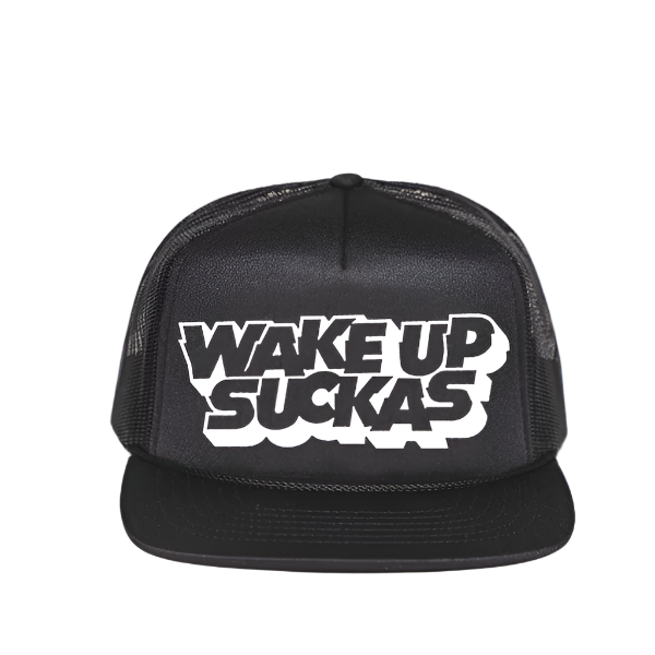 Big Face Black / White Electric Foamie Trucker Hat