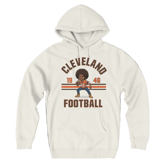 Cleveland Football Girl Hoodie