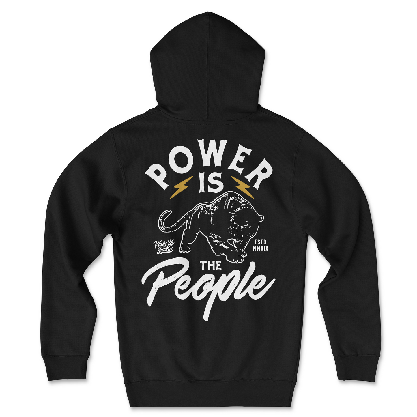 Power Is The People Panther Hoodie