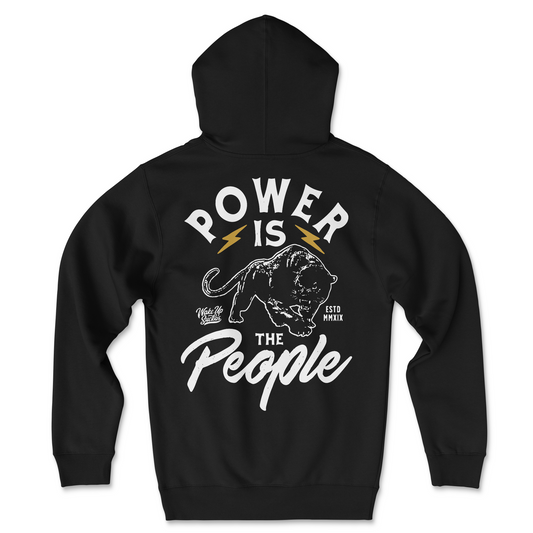 Power Is The People Panther Hoodie